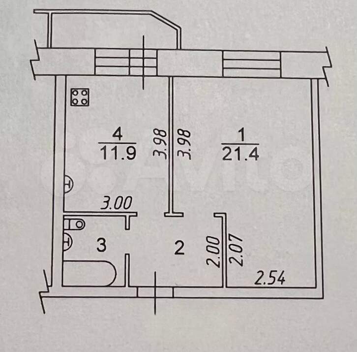 Квартира Вологда, Окружное шоссе, 24А