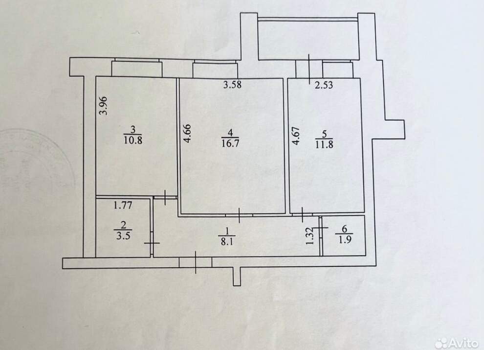 Квартира Вологда, улица Гагарина, 80Б